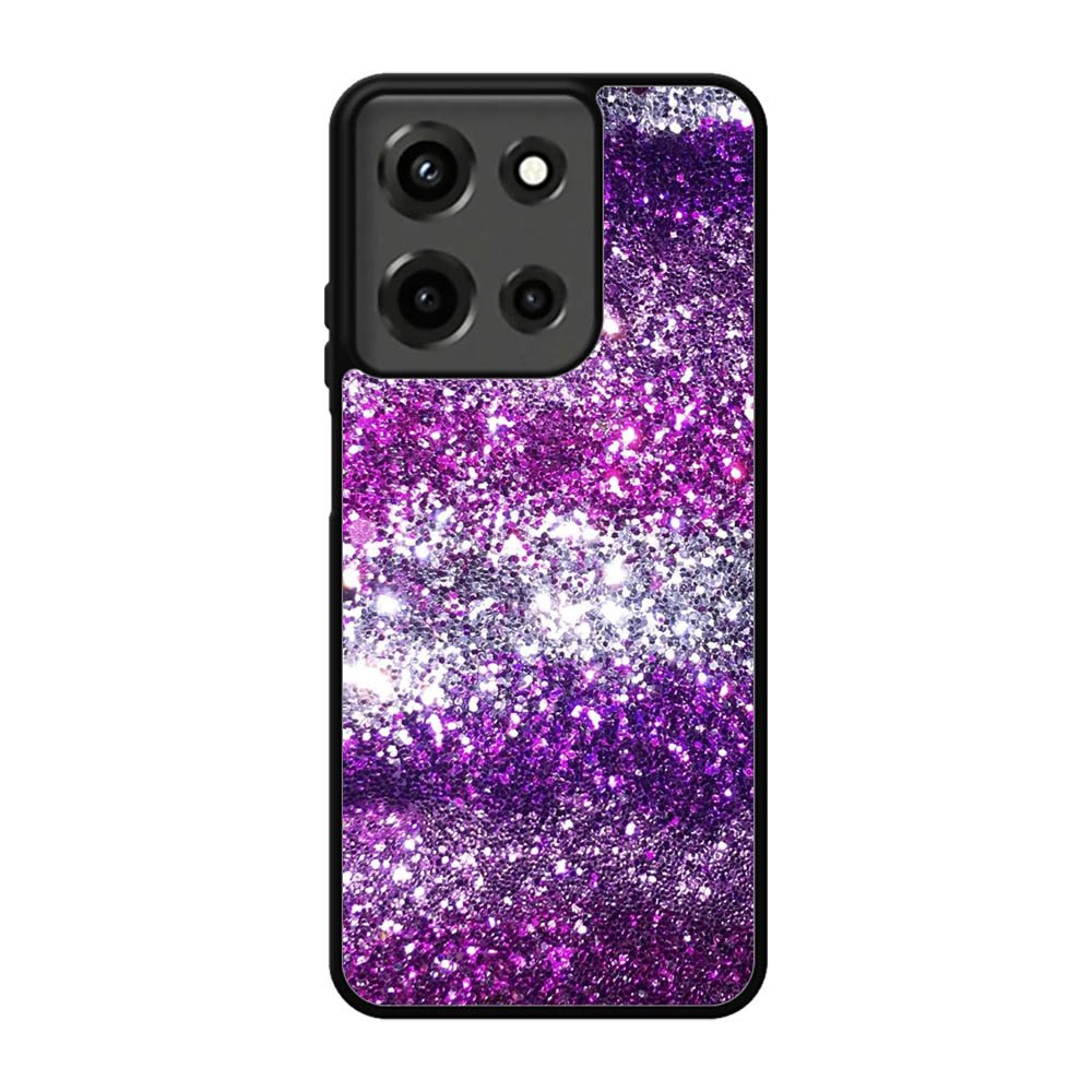 Pink Purple Silver Bling Sparkling Sparkles Motorola Moto G 5G 2025 Case OV0541