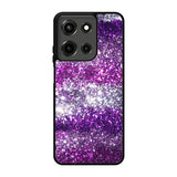 Pink Purple Silver Bling Sparkling Sparkles Motorola Moto G 5G 2025 Case OV7049