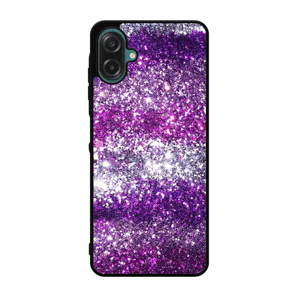 Pink Purple Silver Bling Sparkling Sparkles Samsung Galaxy A07 Case