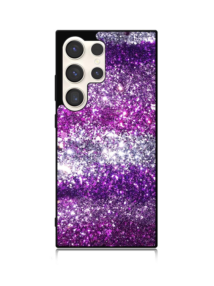 Pink Purple Silver Bling Sparkling Sparkles Samsung Galaxy S24 Ultra 5G Case