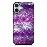 Pink Purple Silver Bling Sparkling Sparkles iPhone 16 Plus Case