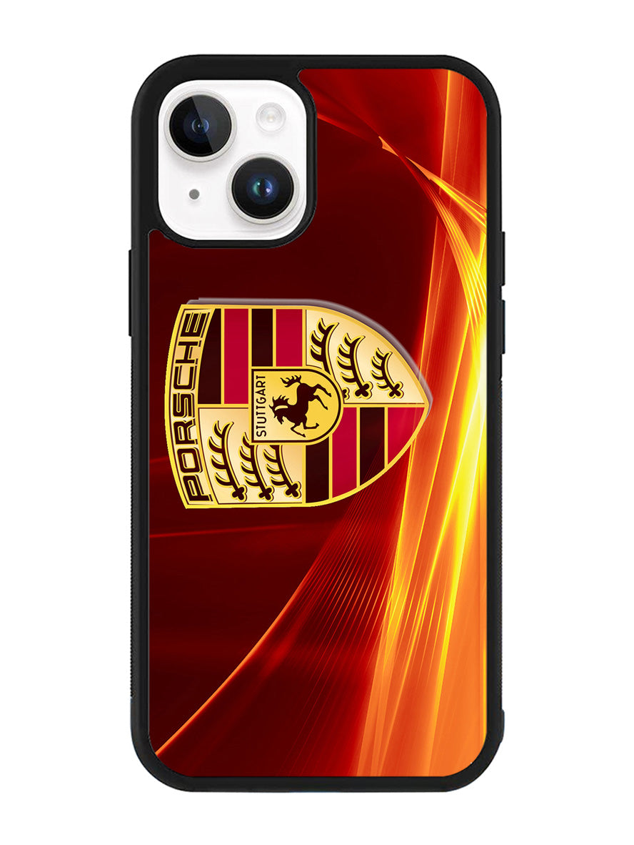 Porsche Fire Logo iPhone 14 Plus Case QC2842