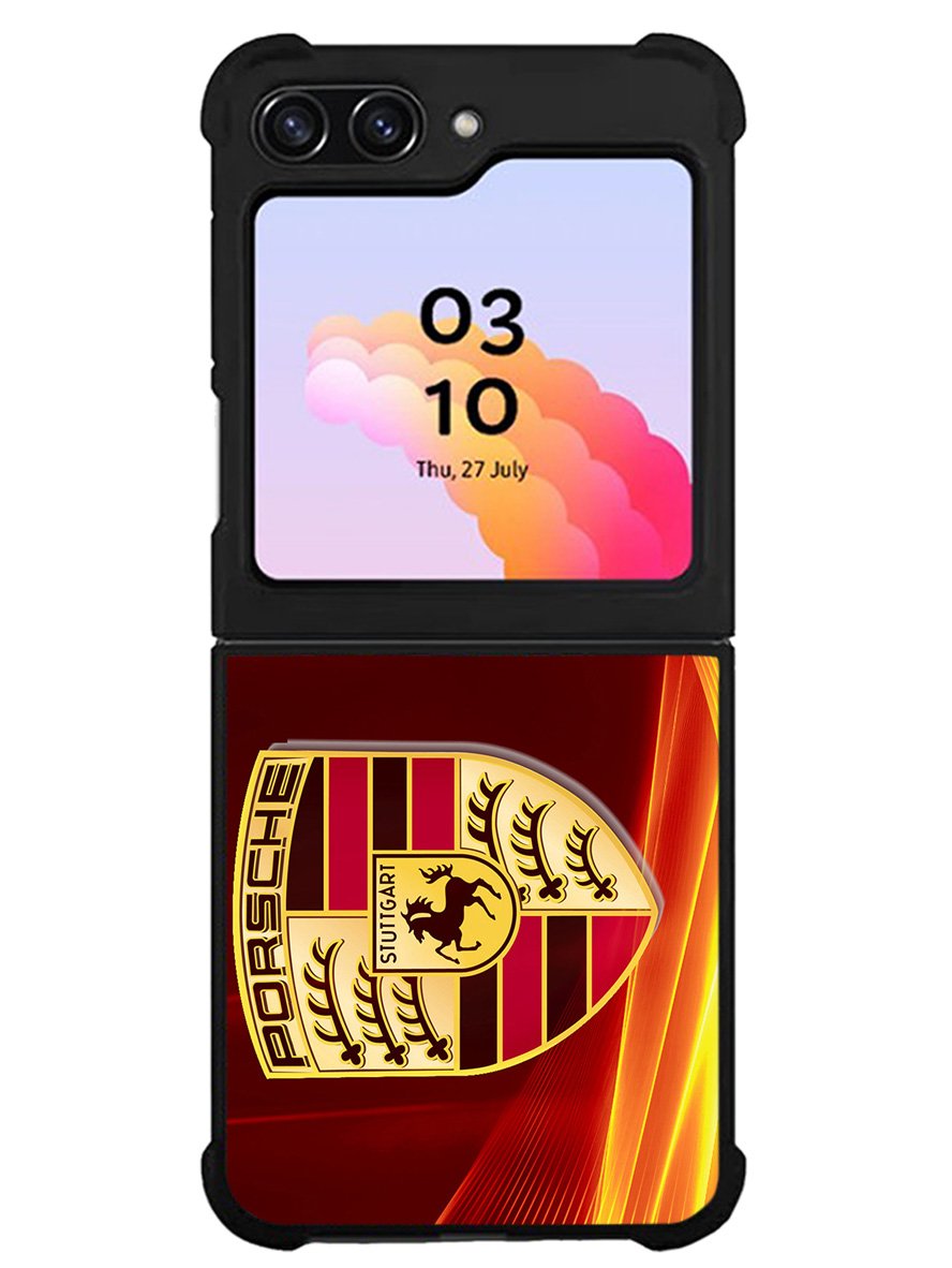 Porsche Fire Logo Samsung Galaxy Z Flip 5 5G 2023 Case OV2842