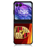 Porsche Fire Logo Motorola Moto Razr Plus 2024 , Moto Razr+ 2024 Case OV2842