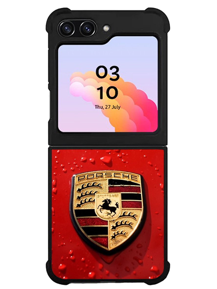 Porsche Logo automobil holding se Samsung Galaxy Z Flip 5 5G 2023 Case OV1919