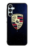 Porsche Logo Blue Background Samsung Galaxy A35 5G Case OV2844