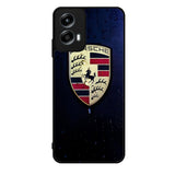 Porsche Logo Blue Background Motorola Moto G Play 2024 Case OV2844