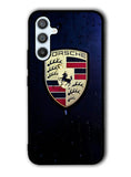 Porsche Logo Blue Background Samsung Galaxy A14 5G Case QC2844