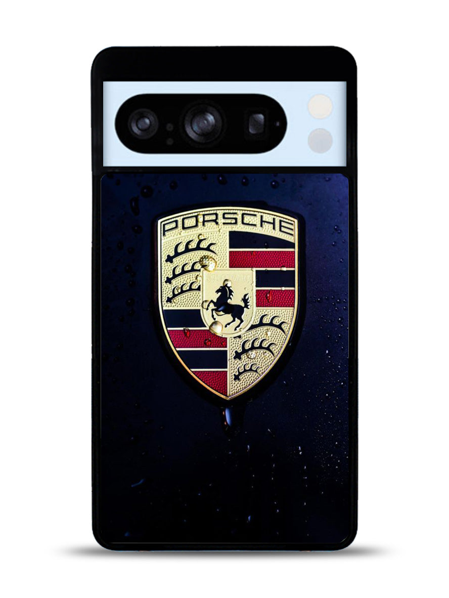 Porsche Logo Blue Background Google Pixel 8 Pro Case QC2844