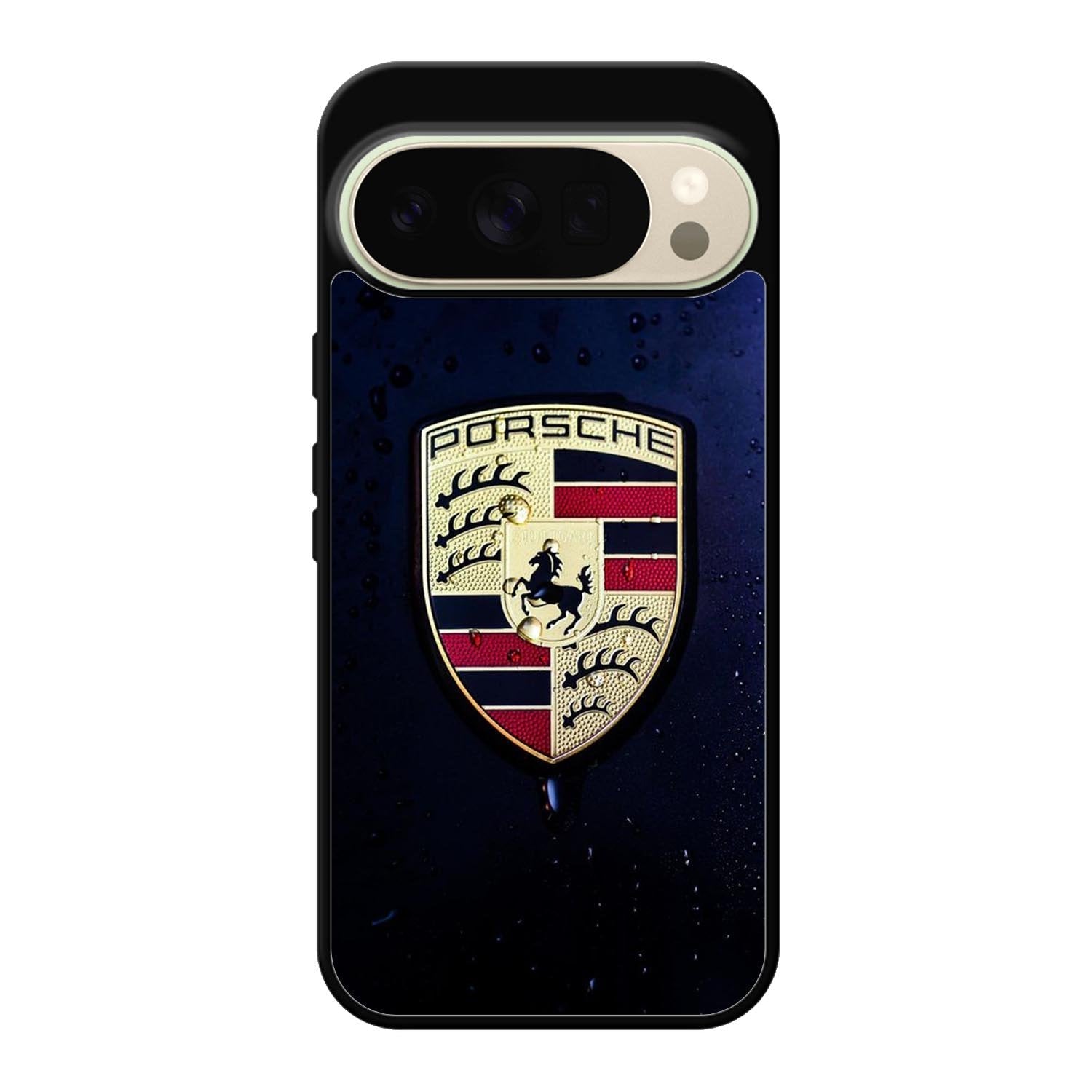 Porsche Logo Blue Background Google Pixel 10 Pro Case OV2844