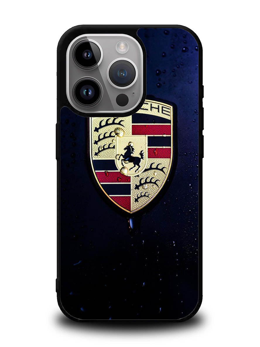 Porsche Logo Blue Background iPhone 16 Pro Max Case OV2844