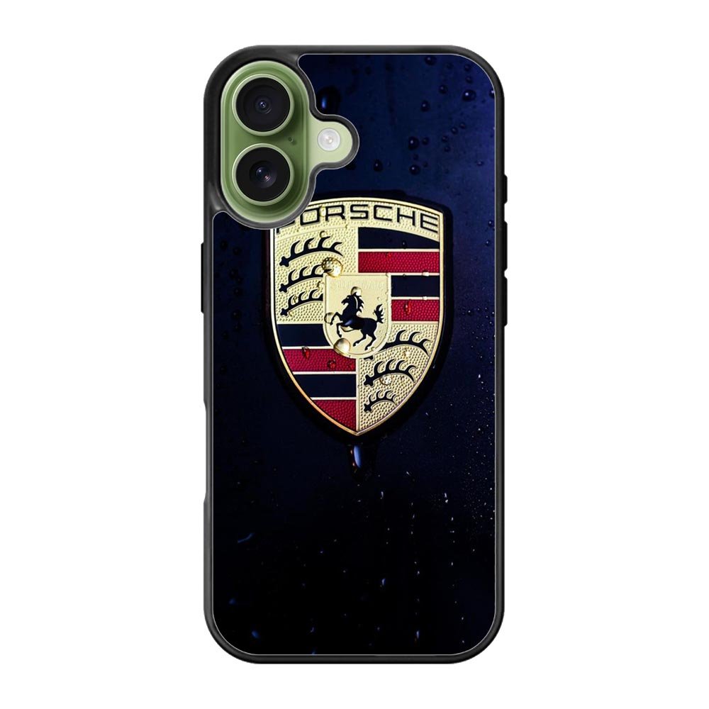 Porsche Logo Blue Background iPhone 17 Case OV2844
