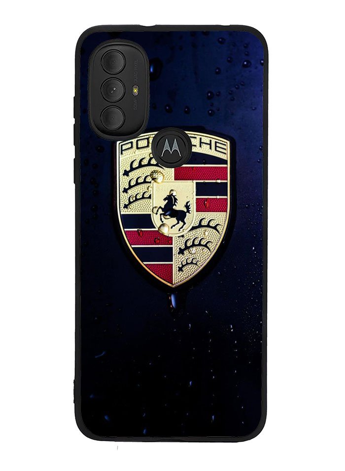 Porsche Logo Blue Background Motorola Moto G Pure 2021 , Moto G Power 2022 Case OV2844