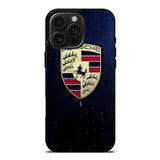Porsche Logo Blue Background iPhone 16 Pro Max Case OV2844