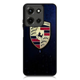 Porsche Logo Blue Background Motorola Moto G 5G 2025 Case OV2844