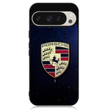 Porsche Logo Blue Background Google Pixel 9 | Pixel 9 Pro Case OV2844