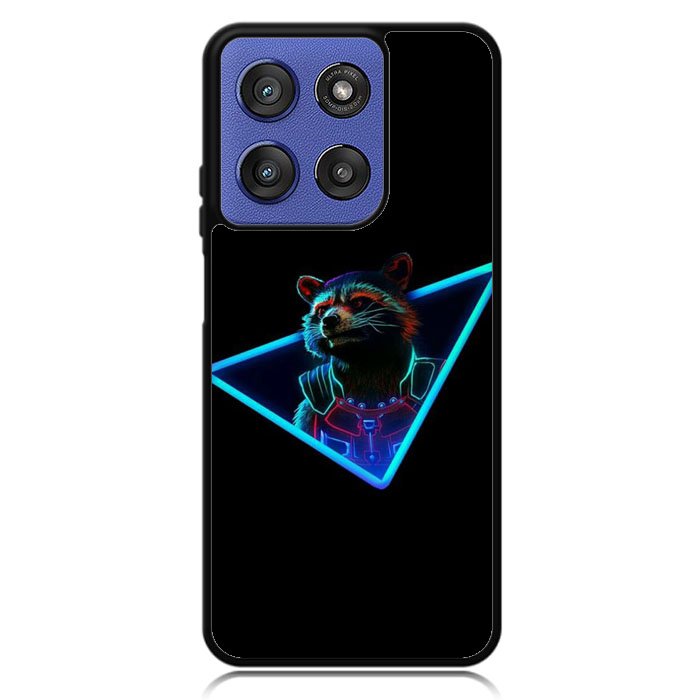 Rocket Raccoon Neon Motorola Moto G Stylus 5G 2025 Case OV1920