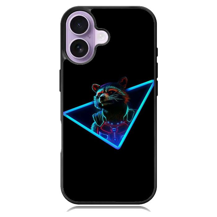 Rocket Raccoon Neon iPhone 17 Case OV1920