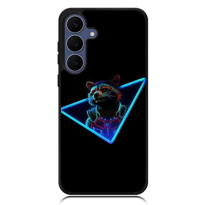 Rocket Raccoon Neon Samsung Galaxy S25 FE Case OV1920