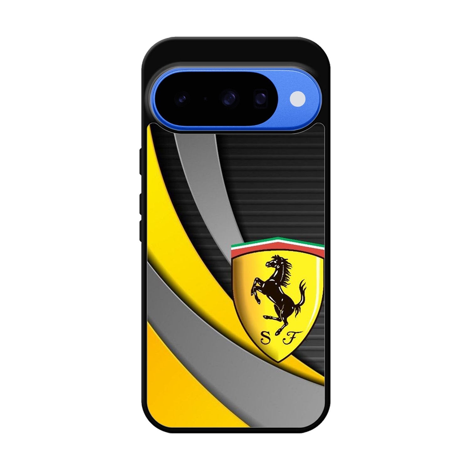 Yellow Ferrari Logo Google Pixel 10 Case QC1921