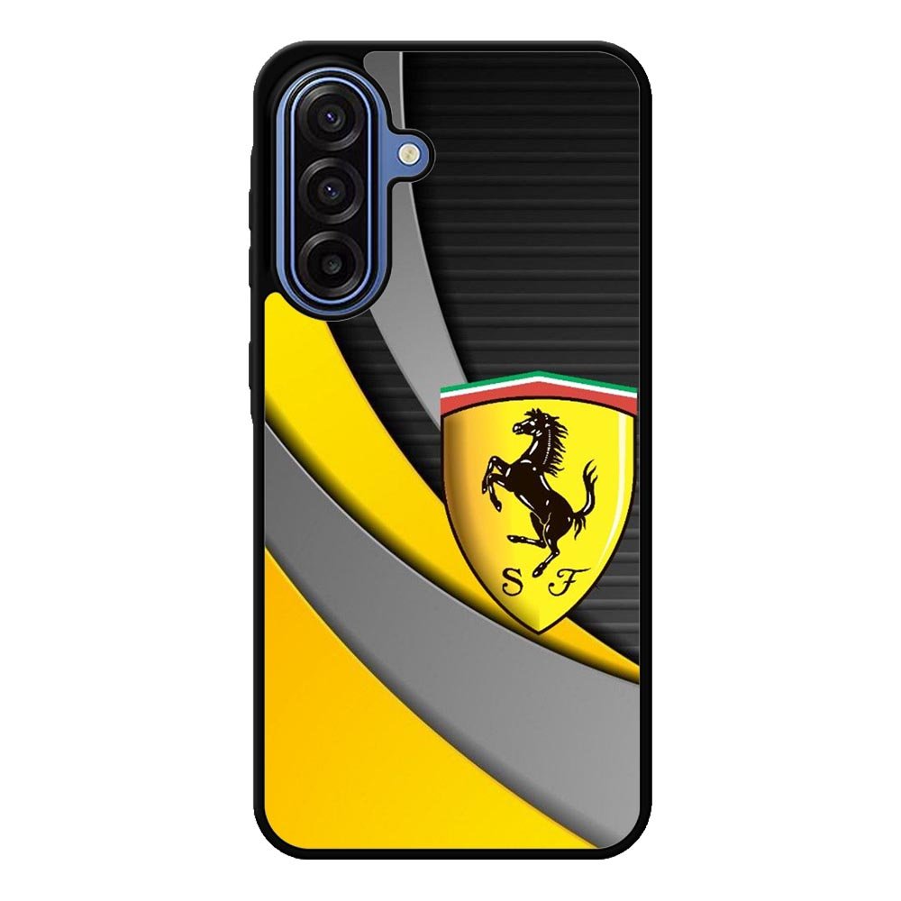 Yellow Ferrari Logo Samsung Galaxy A17 Case QC1921