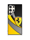 Yellow Ferrari Logo Samsung Galaxy S23 Ultra 5G Case QC1921
