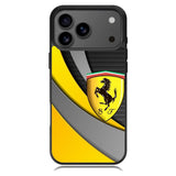 Yellow Ferrari Logo iPhone 17 Pro Case RC1921
