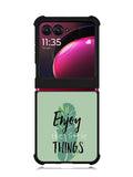 Enjoy The Little Things Motorola Moto Razr Plus 2023 , Moto Razr+ 2023 Case OV8362