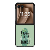 Enjoy The Little Things Motorola Moto RAZR Plus 2025 Case OV8362