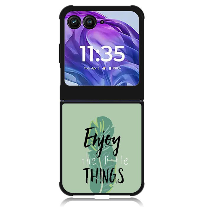 Enjoy The Little Things Motorola Moto Razr Plus 2024 , Moto Razr+ 2024 Case OV8362