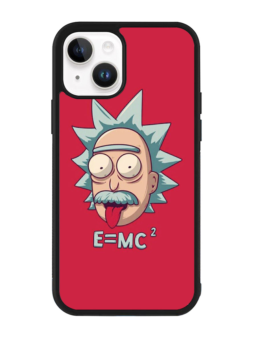 Rick With Albert Einstein Code iPhone 14 Plus Case QC2701
