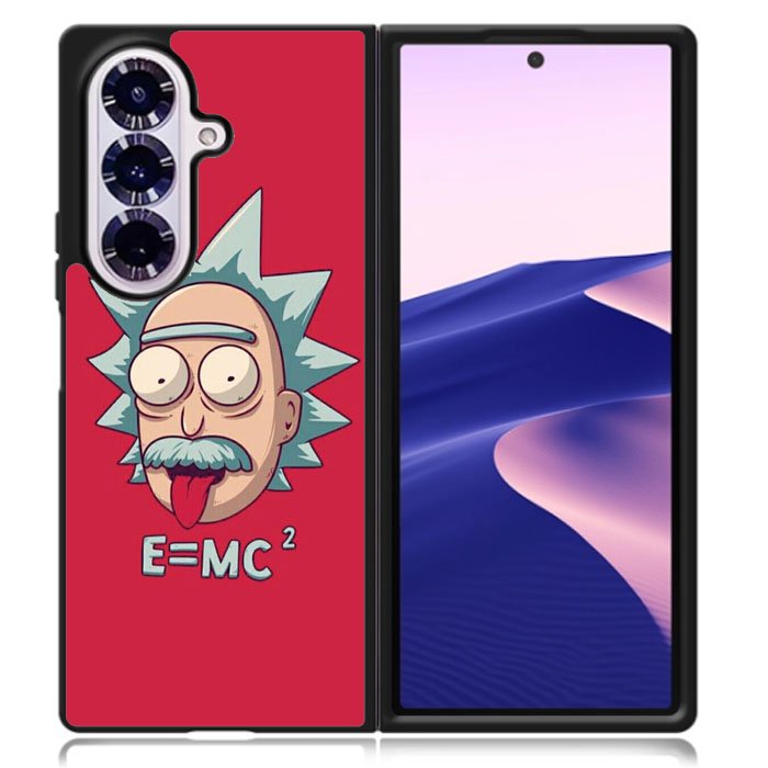 Rick With Albert Einstein Code Samsung Galaxy Z Fold 7 Case OV2701