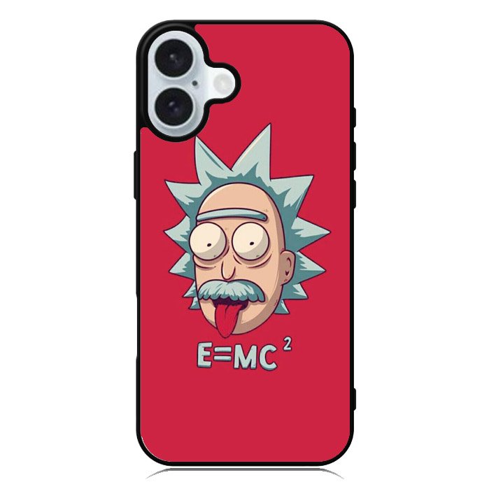 Rick With Albert Einstein Code iPhone 16 Case QC2701