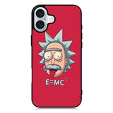 Rick With Albert Einstein Code iPhone 16 Case QC2701