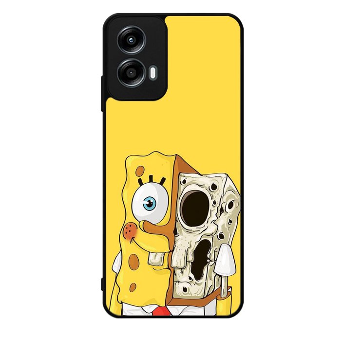 Spongebob Cartoon Skeletoon Motorola Moto G Play 2024 Case OV7880
