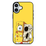 Spongebob Cartoon Skeletoon iPhone 16 Plus Case QC7880