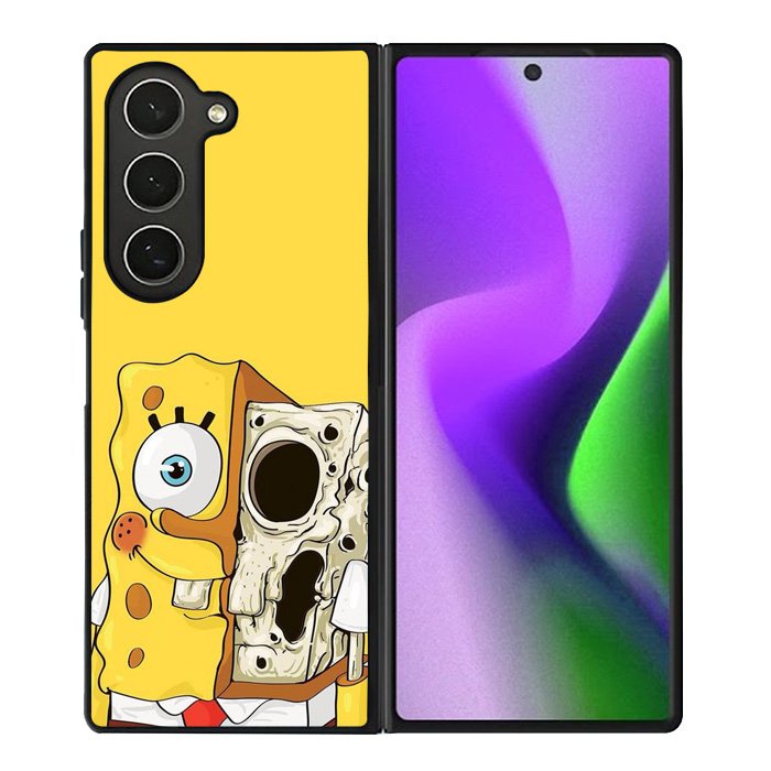 Spongebob Cartoon Skeletoon Samsung Galaxy Z Fold 6 5G 2024 Case OV7880