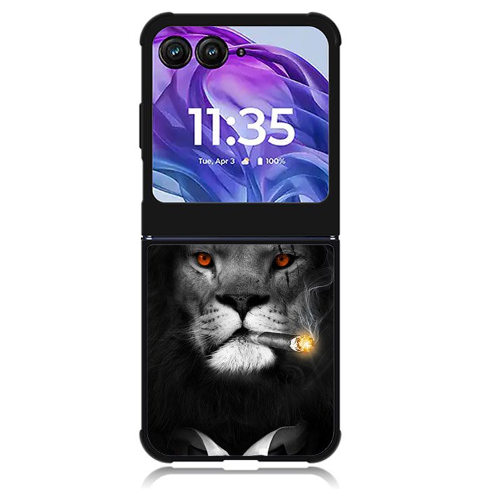 Big Boss Lion Flower Motorola Moto Razr Plus 2024 , Moto Razr+ 2024 Case OV8530