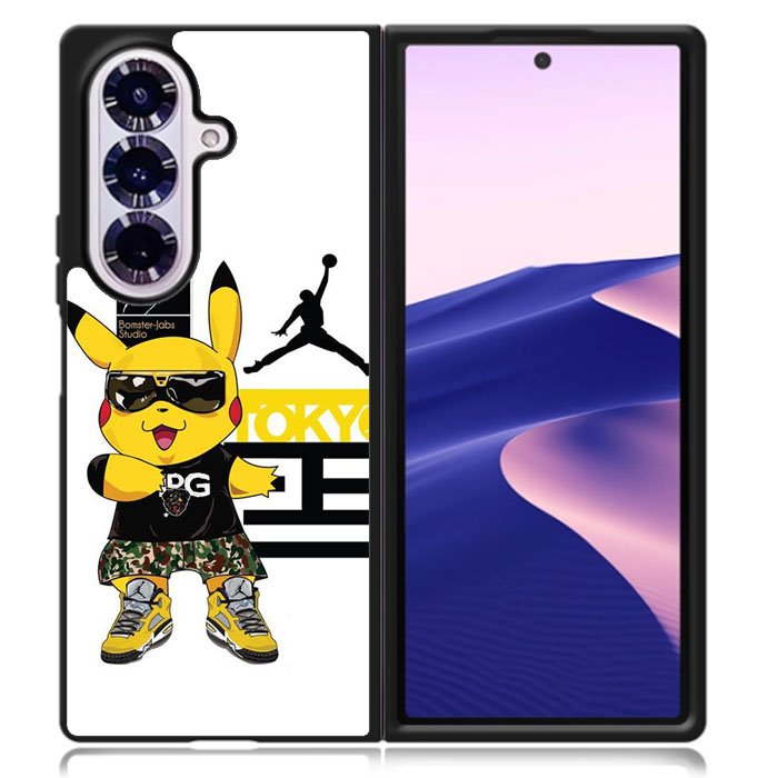 Pikachu Hypebeast Samsung Galaxy Z Fold 7 Case OV7987