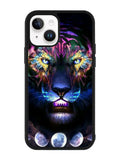 Tiger Neon iPhone 14 Plus Case QC7776