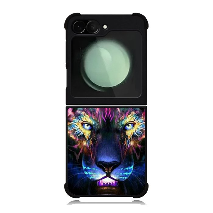 Tiger Neon Samsung Galaxy Z Flip 6 5G 2024 Case OV7776