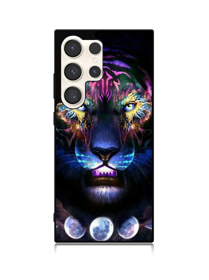 Tiger Neon Samsung Galaxy S25 Ultra 5G Case QC7776