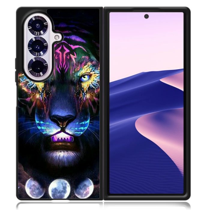 Tiger Neon Samsung Galaxy Z Fold 7 Case OV7776
