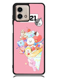 BTS BT21 Pink Cute Motorola Moto G Stylus 5G 2023 Case OV4309