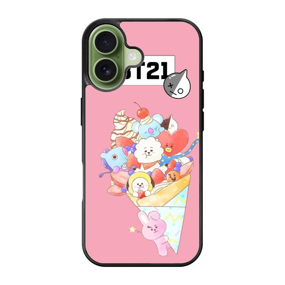 BTS BT21 Pink Cute iPhone 17 Case OV4309