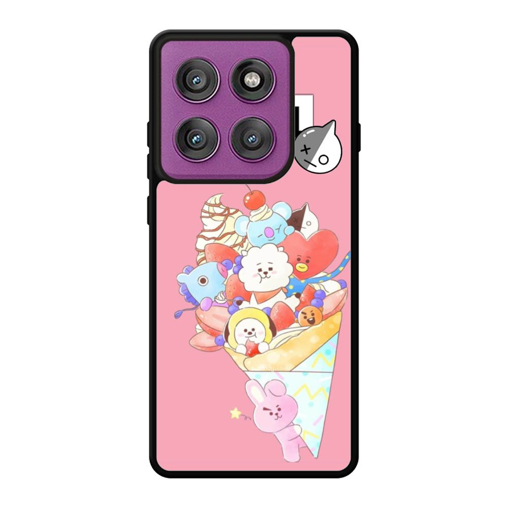 BTS BT21 Pink Cute Motorola Moto Edge 60 Pro Case OV4309