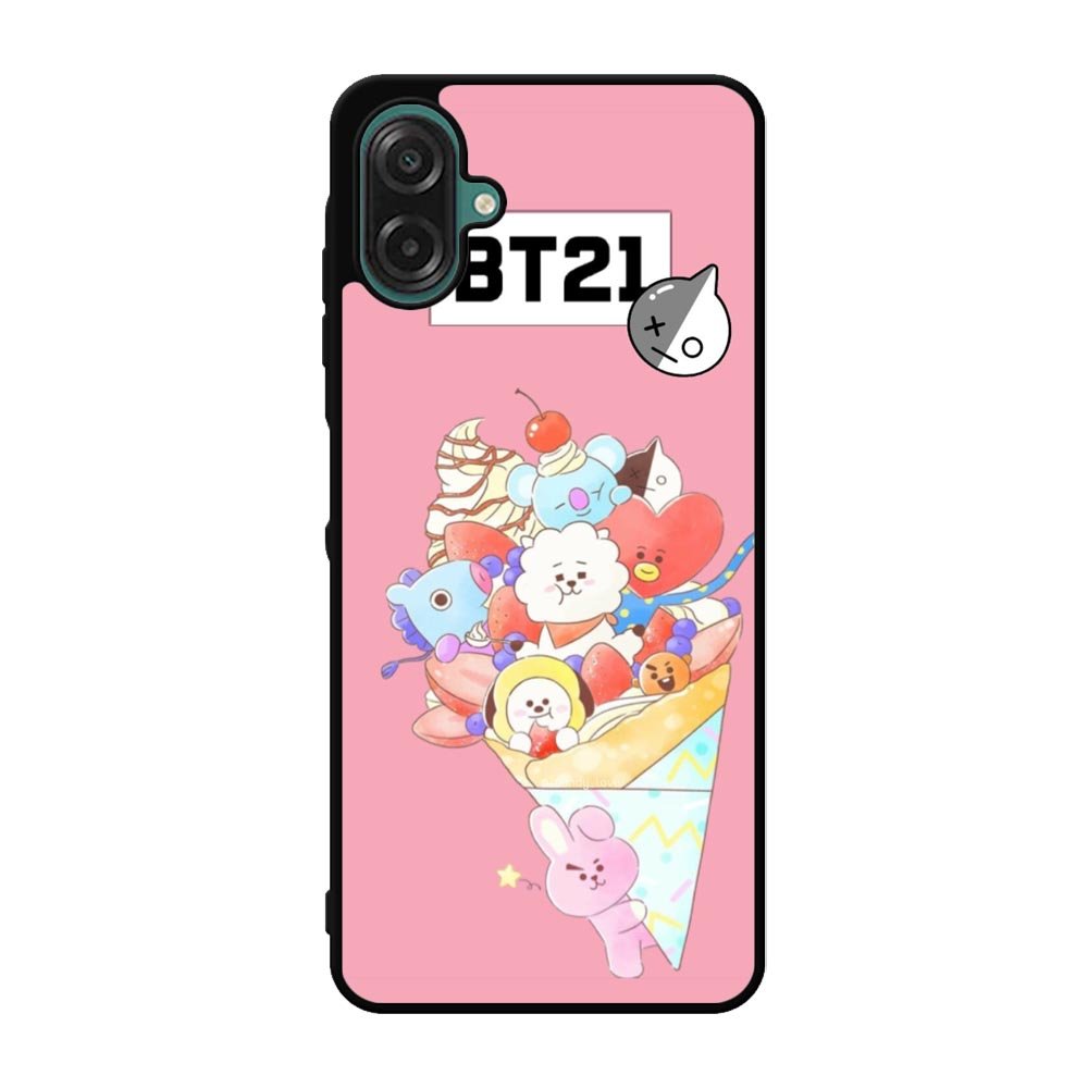 BTS BT21 Pink Cute Samsung Galaxy A07 Case OV4309