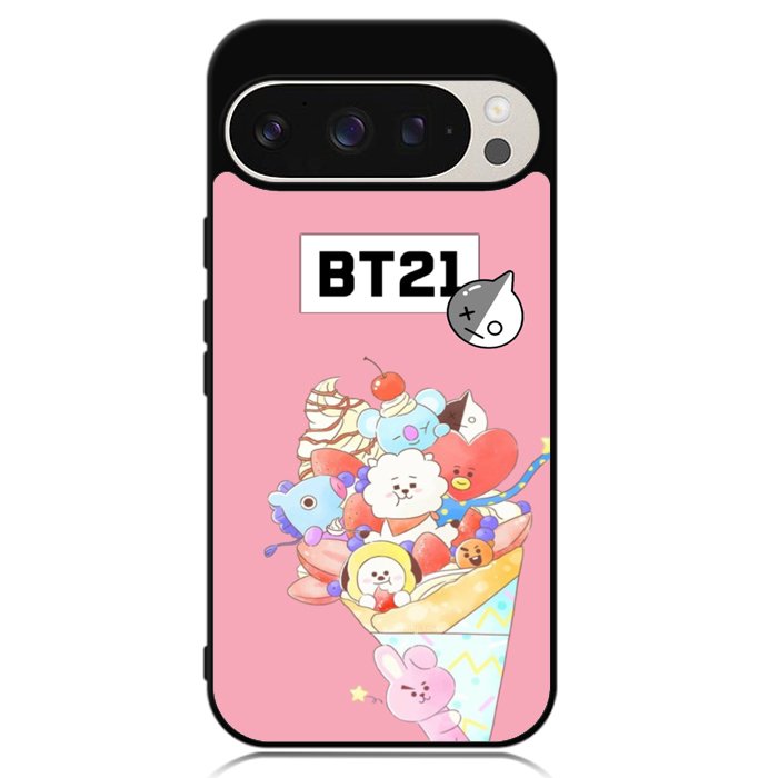 BTS BT21 Pink Cute Google Pixel 9 Pro XL Case OV4309