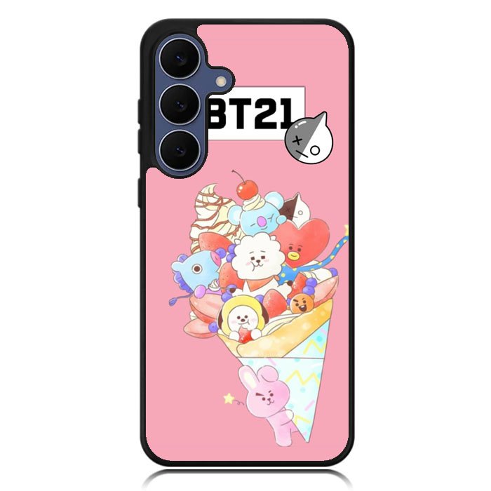 BTS BT21 Pink Cute Samsung Galaxy S25 FE Case OV4309