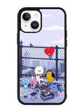 BTS BT21 Cute Rooftop iPhone 14 Plus Case QC4270